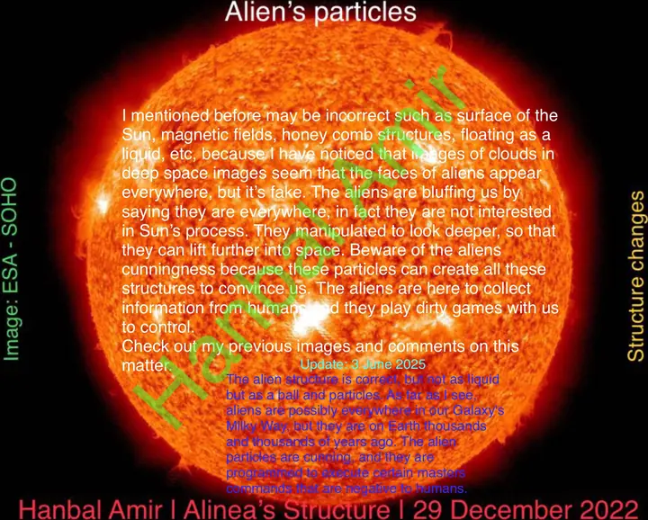 Alien’s Particles · The Sun, article by Hanbal Amir, 29 December 2022