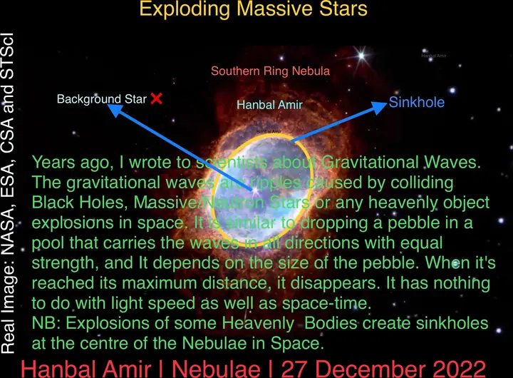Exploding Massive Stars, article by Hanbal Amir, 27 December 2022