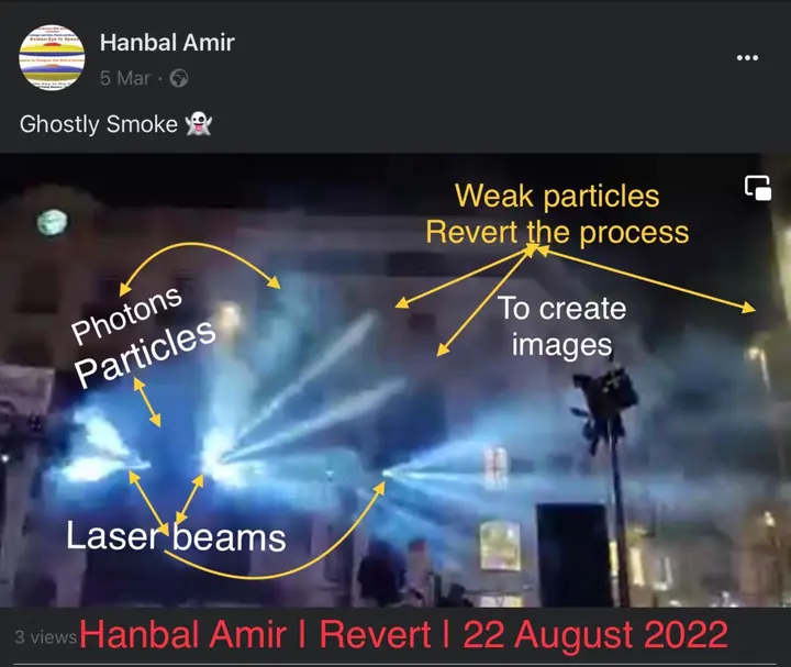 Revert, article by Hanbal Amir, 22 August 2022