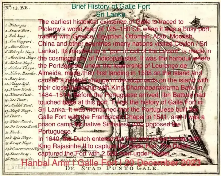 Galle Fort · Sri Lanka, article by Hanbal Amir, 20 December 2023