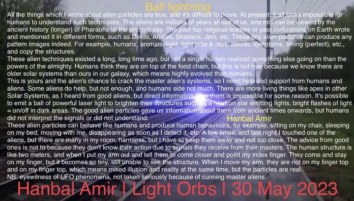 Light Orbs · Ball Lightning, article by Hanbal Amir, 30 May 2023