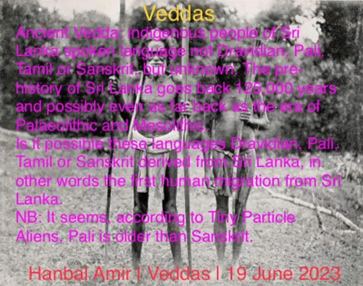 Veddas, article by Hanbal Amir, 19 June 2023