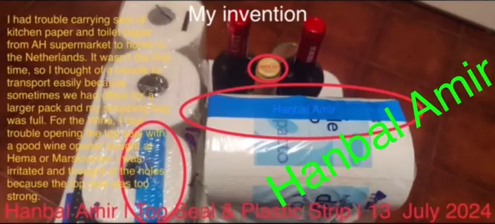 My Invention · Top Seal & Plastic Strip, article by Hanbal Amir, 13 July 2024