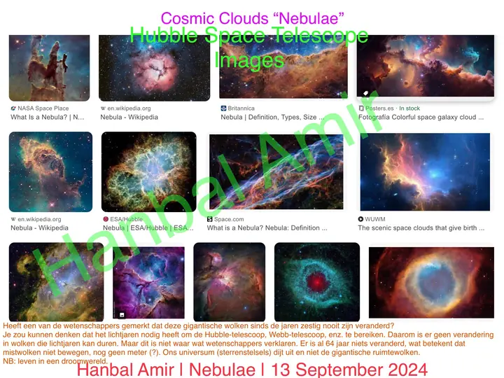 Nebulae, article by Hanbal Amir, 13 September 2024