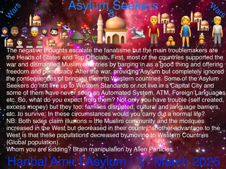 Asylum Seekers, article by Hanbal Amir, 31 March 2025