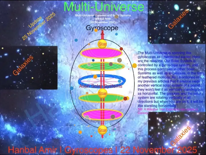 Gyroscopes · Multi-Universe, article by Hanbal Amir, 22 November 2025