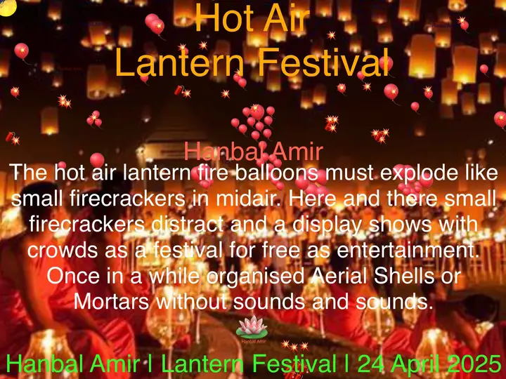 Lantern Festival, article by Hanbal Amir, 24 April 2025