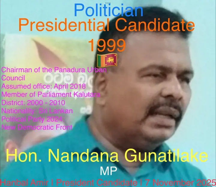 Presidential Candidate, article by Hanbal Amir, 7 November 2025