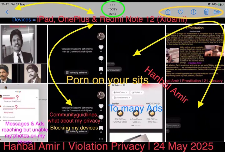 Violation Privacy, article by Hanbal Amir, 24 May 2025