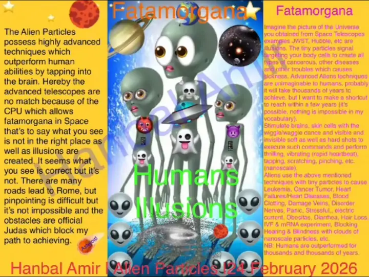 Alien Particles · Fatamorgana, article by Hanbal Amir, 24 February 2026