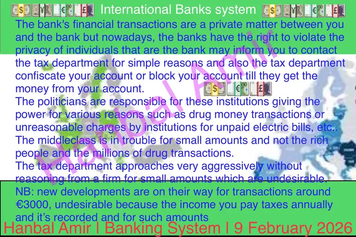 Banking System, article by Hanbal Amir, 9 February 2026