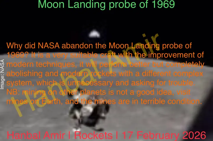 Moon Landing Probe · Rockets, article by Hanbal Amir, 17 February 2026